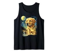 Mème Golden Retriever Howling to The Moon Funny 90's Dog Débardeur