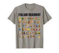 Meme Italien Brainrot Gen-Z Funny Brain Rot Christmas Boys T-Shirt