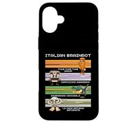 Mème Italien Brainrot, Personnage de Compilation drôle pour Enfants de la génération Z Coque pour iPhone 16 Plus