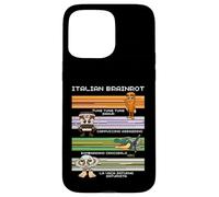 Mème Italien Brainrot, Personnage de Compilation drôle pour Enfants de la génération Z Coque pour iPhone 15 Pro Max