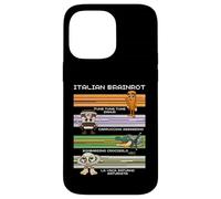 Mème Italien Brainrot, Personnage de Compilation drôle pour Enfants de la génération Z Coque pour iPhone 14 Pro Max