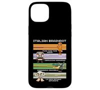 Mème Italien Brainrot, Personnage de Compilation drôle pour Enfants de la génération Z Coque pour iPhone 15 Plus