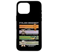 Mème Italien Brainrot, Personnage de Compilation drôle pour Enfants de la génération Z Coque pour iPhone 16 Pro Max