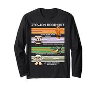 Mème Italien Brainrot, Personnage de Compilation drôle pour Enfants de la génération Z Manche Longue