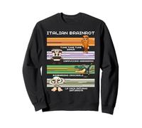 Mème Italien Brainrot, Personnage de Compilation drôle pour Enfants de la génération Z Sweatshirt