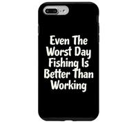 Même Le Pire Jour de pêche est Mieux Que Le pêcheur Qui Travaille Coque pour iPhone 7 Plus/8 Plus