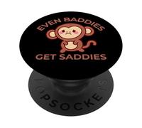 Même Les méchants Deviennent des singes tristes PopSockets PopGrip Adhésif