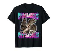 Même les méchants deviennent tristes Racoon Drôle Même T-Shirt