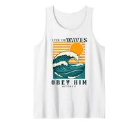 Même Les Vagues Lui obéissent Matthieu 8:27 Débardeur