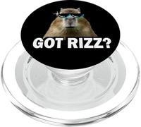 Meme Lover Gen Alpha Slang Got Rizz Capybara PopSockets PopGrip pour MagSafe