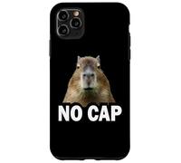 Meme Lover Gen Alpha Slang No Cap Capybara Coque pour iPhone 11 Pro Max