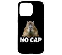 Meme Lover Gen Alpha Slang No Cap Capybara Coque pour iPhone 15 Pro Max