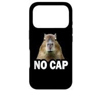 Meme Lover Gen Alpha Slang No Cap Capybara Coque pour iPhone 17 Pro