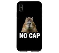 Meme Lover Gen Alpha Slang No Cap Capybara Coque pour iPhone XS Max