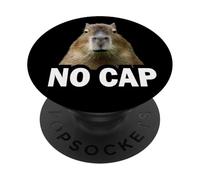 Meme Lover Gen Alpha Slang No Cap Capybara PopSockets PopGrip Adhésif