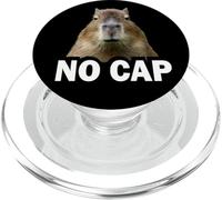 Meme Lover Gen Alpha Slang No Cap Capybara PopSockets PopGrip pour MagSafe