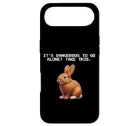 Meme Lover Video Gamer Dangerous Alone Rabbit Coque pour iPhone Air