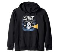 Même Pas Peur Enfin Presque Fantôme Drôle Sweat à Capuche