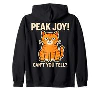 Mème Sarcastique de Peak Joy Cat, ne Pouvez-Vous Pas dire Une Humeur grincheuse et drôle Sweat à Capuche
