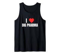 Mème satirique Amusant de la génération Z de Big Pharma I Love (Heart) Débardeur