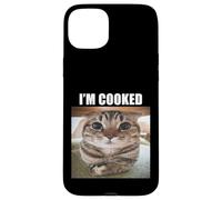 Mème « Silly Staring Cat I'm Cooked » Coque pour iPhone 15 Plus