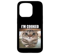 Mème « Silly Staring Cat I'm Cooked » Coque pour iPhone 15 Pro