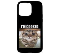 Mème « Silly Staring Cat I'm Cooked » Coque pour iPhone 15 Pro Max