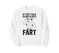Meme S'ils parlent derrière Ton Dos Part Wolf Cowboy Sweatshirt