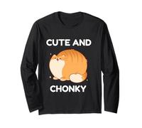 Meme Thicc Kitty Mignon et effronté Manche Longue