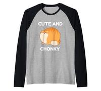 Meme Thicc Kitty Mignon et effronté Manche Raglan