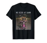 Mème Vintage Beaver At Dawn We Ride T-Shirt