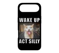 Mème Wake Up Act Silly Cat Coque pour iPhone Air