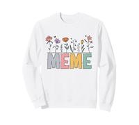 Meme Wildflower Esthétique Effet Vieilli Pastel Internet Humour Sweatshirt