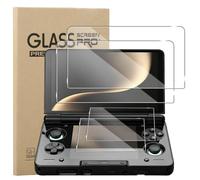 MEMELOKA 2 +2 Pièces Protection Écran Verre pour AYN Thor/AYN Thor Pro | 99,99 % Clarté HD, Protecteur d'écran, Verre Trempé, Haute Sensibilité, Anti-Empreintes, Digitales, Anti-Bulle