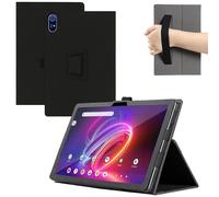 MEMELOKA Coque pour Acer Iconia Tab P11 11 Pouces, Léger et Mince en Cuir PU Étui Housse de Protection avec Fonction Veille/Réveil Automatique et Dragonne[Fonction Support], Noir