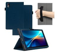MEMELOKA Coque pour Acer Iconia Tab V11 (V11-11-81BJ), Léger et Mince en Cuir PU Étui Housse de Protection pour Acer Iconia Tab V11 (V11-11-81BJ) avec Dragonne[Fonction Support], Bleu