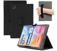 MEMELOKA Coque pour ALLDOCUBE iPlay 60 Mini 8.7 Pouces, Léger et Mince en Cuir PU Étui Housse de Protection pour ALLDOCUBE iPlay 60 Mini avec Dragonne[Fonction Support], Noir