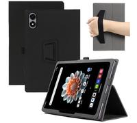 MEMELOKA Coque pour ALLDOCUBE iPlay 70 Mini Pro 8.4 Pouces, Léger et Mince en Cuir PU Étui Housse de Protection pour ALLDOCUBE iPlay 70 Mini Pro avec Dragonne[Fonction Support], Noir