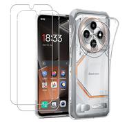 MEMELOKA Coque pour Blackview Fort 2/Blackview Strong 2 + 2 Pièces Verre Trempé, Ultra Mince Housse de Protection TPU Souple[Anti-Rayures][Anti-Jaunissement] Etui de Protection - Transparente