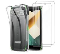 MEMELOKA Coque pour Blackview N6000 + 2 Pièces Protecteur d’écran, Ultra Mince Housse de Protection TPU Souple[Anti-Rayures][Anti-Jaunissement] Etui de Protection - Transparente
