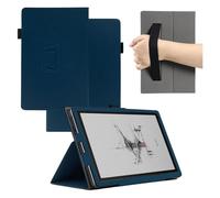 MEMELOKA Coque pour BOOX Note Air 5C/Note Air5 C 10.3 Pouces, Léger et Mince en Cuir PU Étui Housse de Protection pour BOOX Note Air 5C avec Dragonne[Fonction Support], Bleu