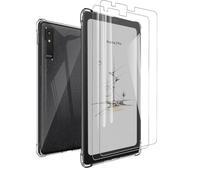 MEMELOKA Coque pour BOOX Palma 2 Pro 6.13 Pouces + 2 Pièces Protection Écran, Anti-Rayures TPU Flexible Transparent avec Coin Renforcé, Antichoc Étui de Protection