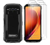 MEMELOKA Coque pour DOOGEE VMAX 5G + [3 Pièces] Verre trempé, Ultra-Mince Housse de Protection Souple en Silicone, Anti-Rayures Étui de Protection pour DOOGEE VMAX 5G, Noir