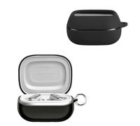 MEMELOKA Coque pour JBL Live Flex 4, Antichoc en Silicone Souple avec Porte-clés, Anti-Rayures Étui de Protection Compatible avec JBL Live Flex 4 - Noir