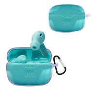 MEMELOKA Coque pour JBL Wave Beam 2, Antichoc en Silicone Souple avec Porte-clés, Anti-Rayures Étui de Protection Compatible avec JBL Wave Beam 2, Transparent