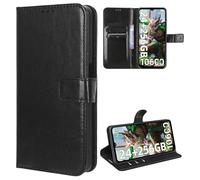 MEMELOKA Coque pour Oukitel WP23 Plus/WP23 Pro/WP23, TPU Antichoc Interne et Premium Flip PU Étui de Protection avec Emplacements Cartes[Fermeture Magnétique][Fonction Support] - Noir