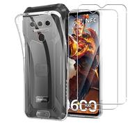 MEMELOKA Coque pour OUKITEL WP23 Plus/WP23 Pro/WP23 + Verre Trempé, Ultra Mince Housse de Protection TPU Souple[Anti-Rayures][Anti-Jaunissement] Etui de Protection - Transparente