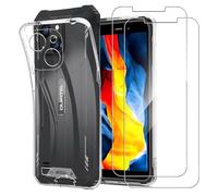 MEMELOKA Coque pour OUKITEL WP32/WP32 Pro/OUKITEL G2 + Verre Trempé, Ultra Mince Housse de Protection TPU Souple[Anti-Rayures][Anti-Jaunissement] Etui - Transparente