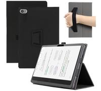 MEMELOKA Coque pour TCL Note A1 NXTPAPER 11.5 Pouces | Léger et Mince, Cuir PU Étui, Housse de Protection, Dragonne, Fonction Support, Noir Coque
