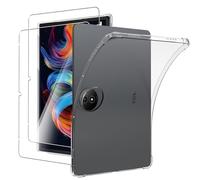 MEMELOKA Coque pour TCL Tab Nxtpaper 11 Plus 11.5 Pouces + 2 Pièces Verre Trempé, Anti-Rayures TPU Flexible Transparent avec Coin Renforcé, Antichoc Étui de Protection